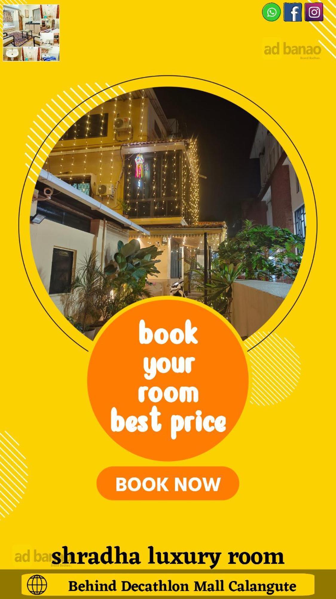 קלנגוטה Shradha Luxury Room מראה חיצוני תמונה